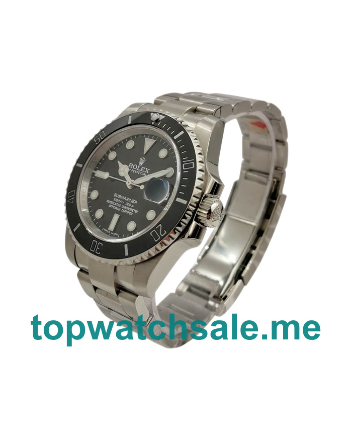 UK Best 1:1 Rolex Submariner 116610LN Replica Watches With Black Dials For Sale