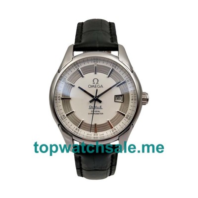 UK 41MM Silver Dials Omega De Ville 431.33.41.21.02.001 Replica Watches