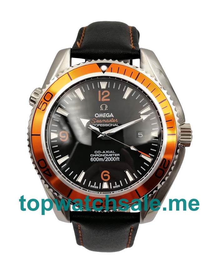 UK 43.5MM Black Dials Omega Seamaster Planet Ocean 232.30.46.21.01.002 Replica Watches