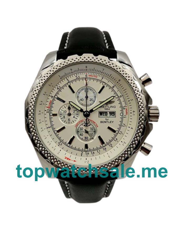 UK 44.8MM Silver Dials Breitling Bentley GT A13362 Replica Watches
