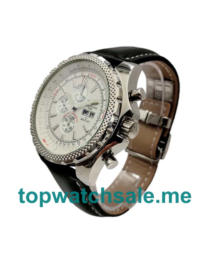 UK 44.8MM Silver Dials Breitling Bentley GT A13362 Replica Watches