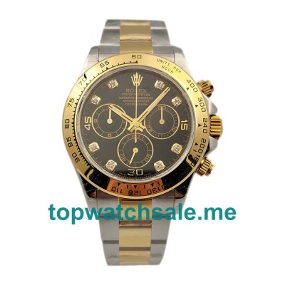 UK Best Quality Rolex Daytona 116503 Fake Watches With Black Dials For Sale