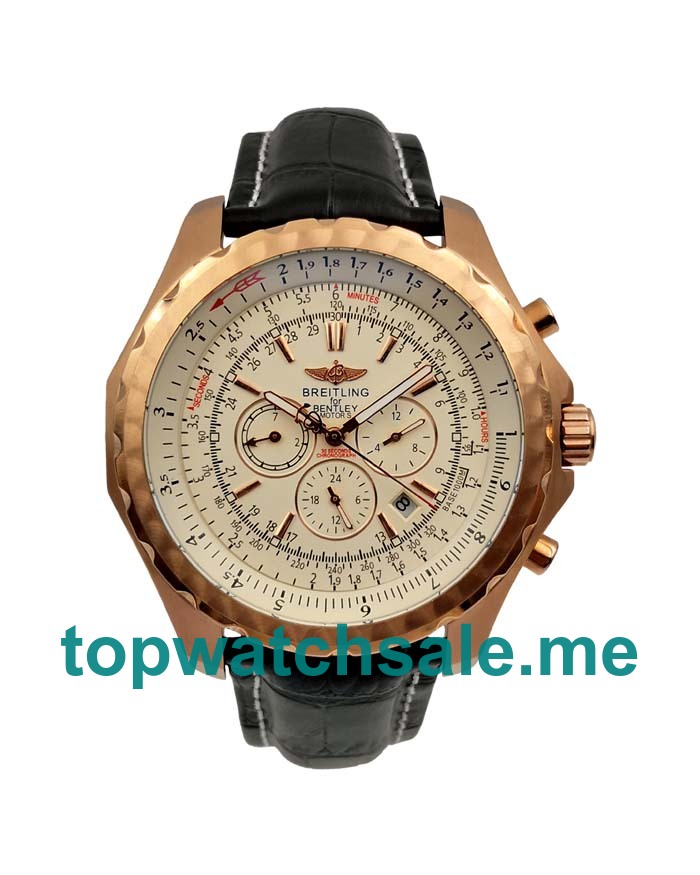 UK AAA Quality Breitling Bentley Motors A25362 Replica Watches With White Dials For Men