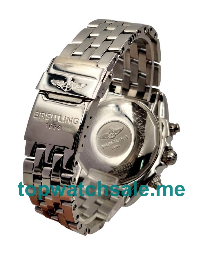 UK Cheap Breitling Chronomat A13352 Replica Watches With Black Dials For Men