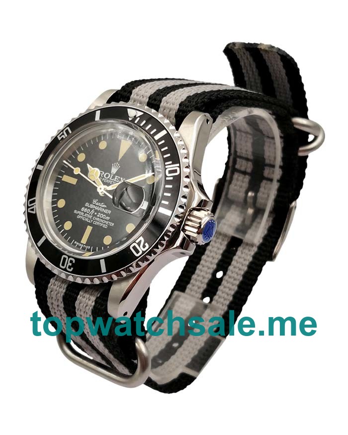 UK 40MM Black Dials Rolex Submariner 1680 Replica Watches