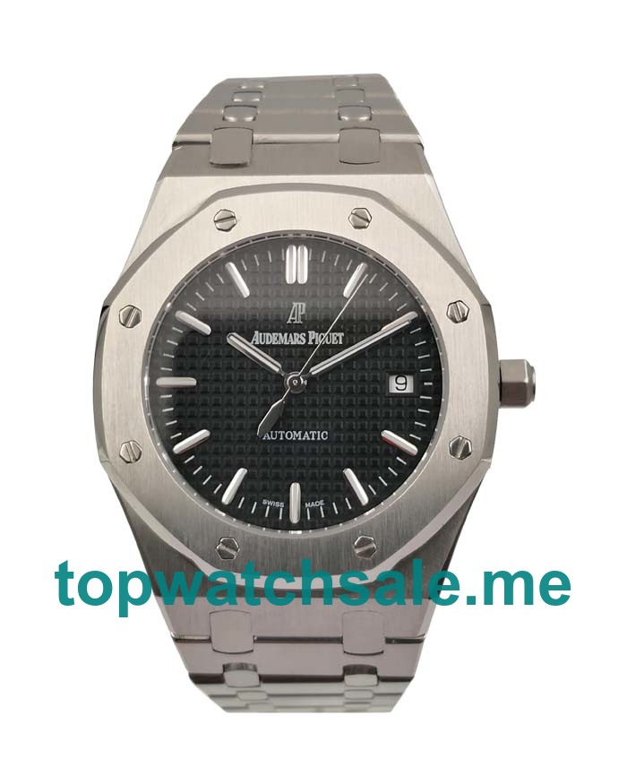 UK 41MM Black Dials Audemars Piguet Royal Oak 15400ST.OO.1220ST.01 Replica Watches