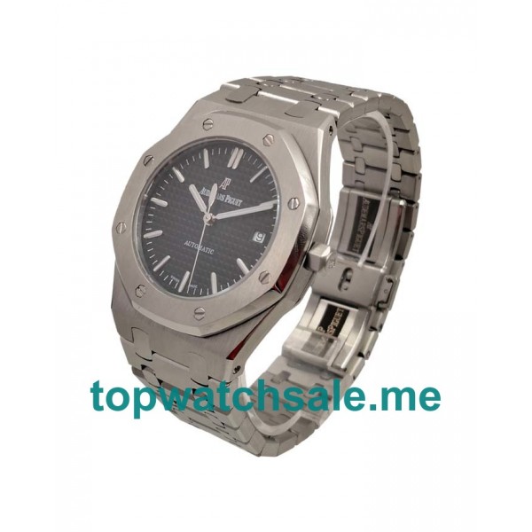 UK 41MM Black Dials Audemars Piguet Royal Oak 15400ST.OO.1220ST.01 Replica Watches