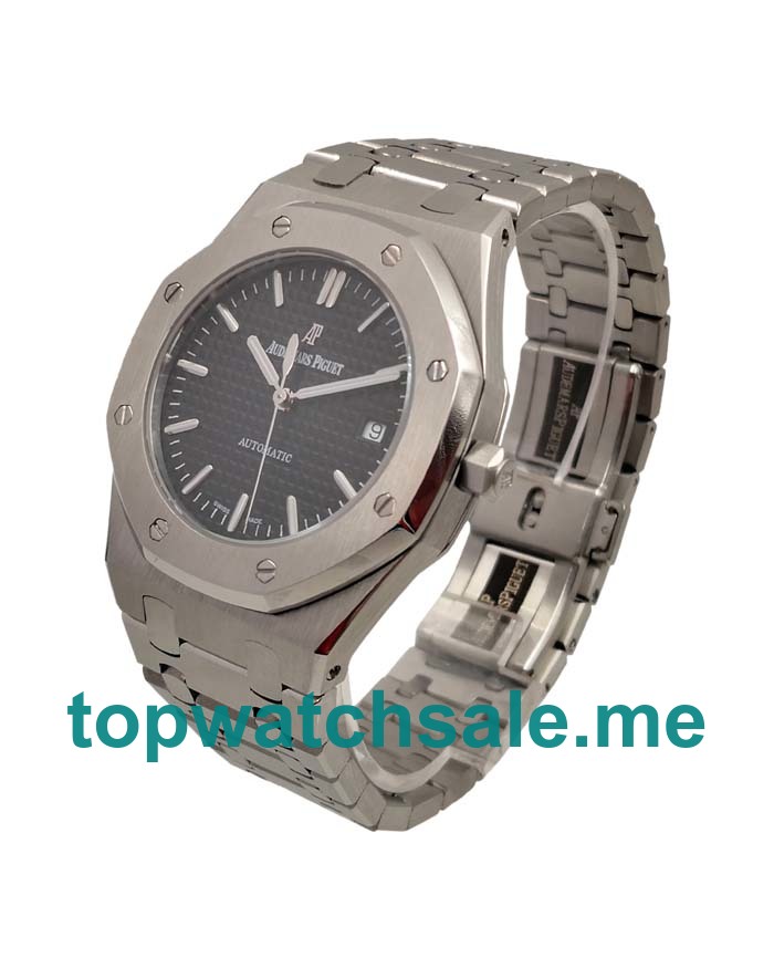 UK 41MM Black Dials Audemars Piguet Royal Oak 15400ST.OO.1220ST.01 Replica Watches