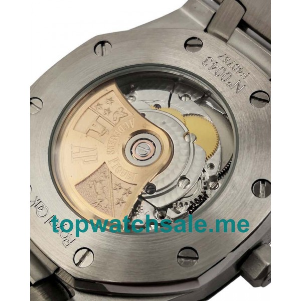 UK 41MM Black Dials Audemars Piguet Royal Oak 15400ST.OO.1220ST.01 Replica Watches