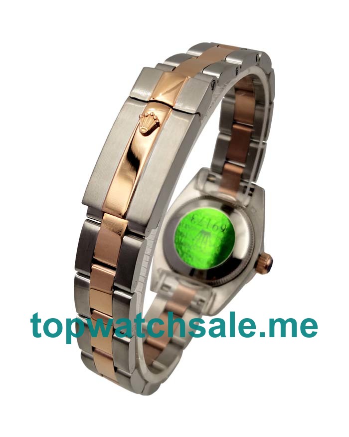 UK Perfect Replica Rolex Lady-Datejust 179171 Watches With Mother-Of-Pearl Diamonds Dials For Ladies