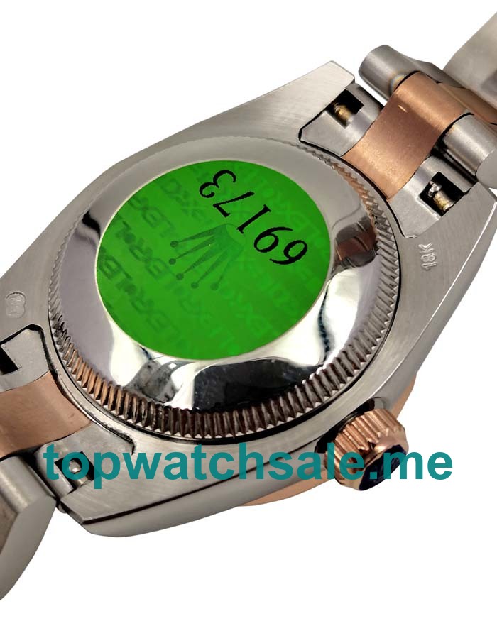 UK Perfect Replica Rolex Lady-Datejust 179171 Watches With Mother-Of-Pearl Diamonds Dials For Ladies