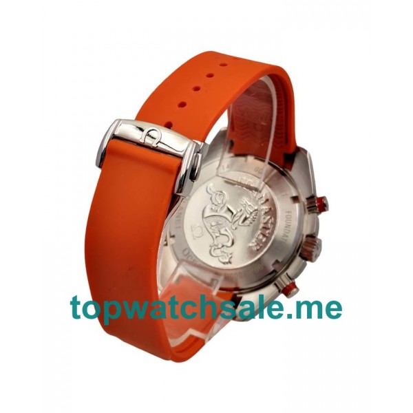 UK 43MM Black Dials Omega Seamaster Planet Ocean Chrono 2918.50.82 Replica Watches