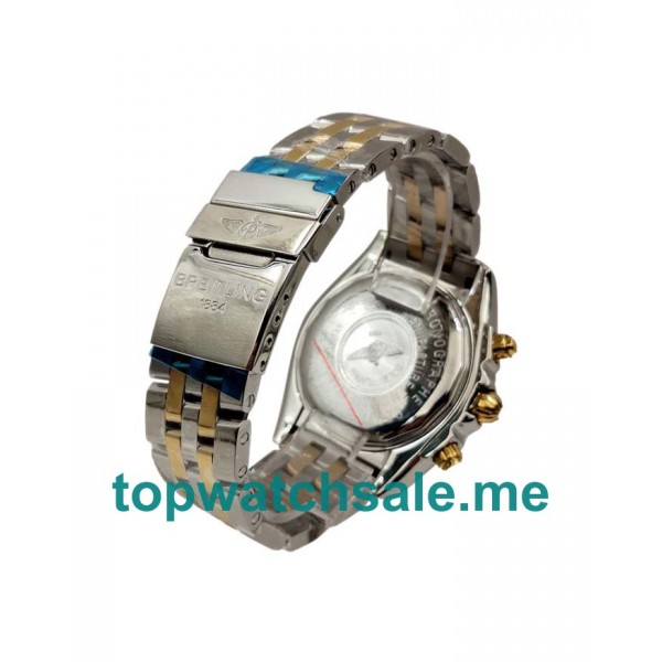 UK High Quality Breitling Chronomat Evolution B13356 Fake Watches With Blue Dials For Men