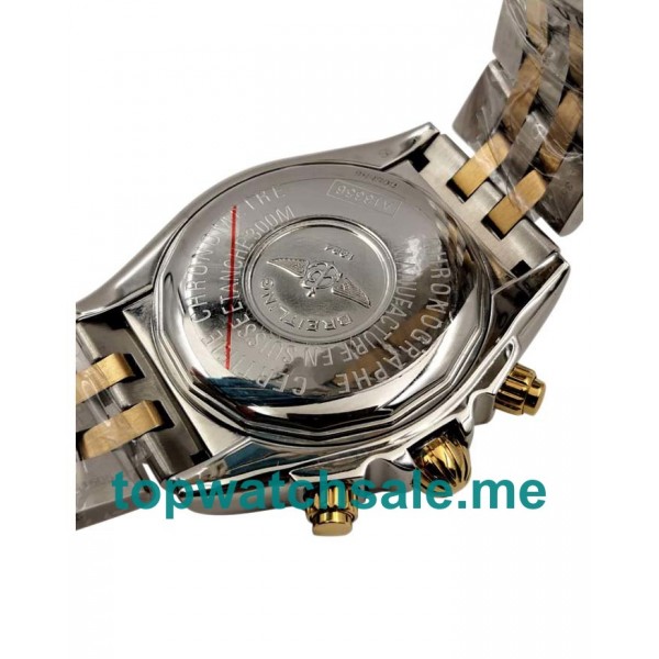 UK High Quality Breitling Chronomat Evolution B13356 Fake Watches With Blue Dials For Men