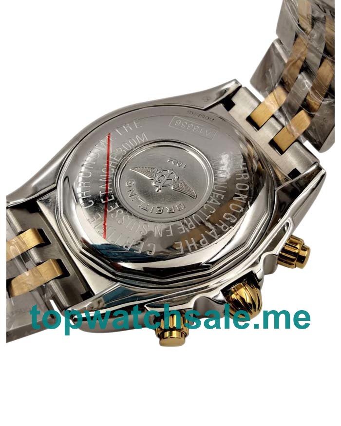 UK High Quality Breitling Chronomat Evolution B13356 Fake Watches With Blue Dials For Men