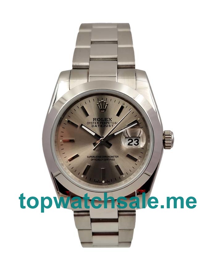 UK 31MM Gray Dials Rolex Datejust 278240 Replica Watches