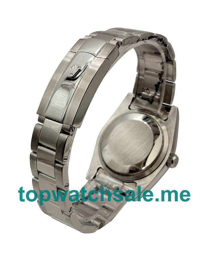 UK 36MM Replica Rolex Datejust 116200 Black Dials Watches