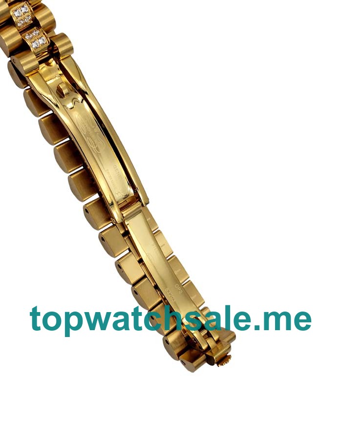 UK Swiss Made Rolex Lady-Datejust 179158 Replica Watches With Diamonds Dials For Women