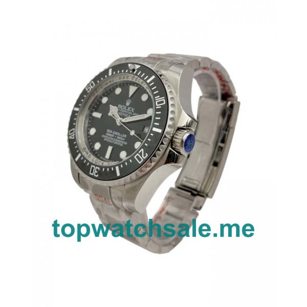 UK Best 1:1 Rolex Sea-Dweller Deepsea 116660 Fake Watches With Black Dials For Sale