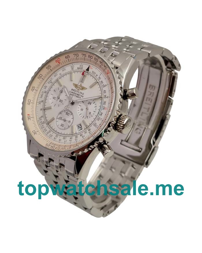 UK 42MM White Dials Breitling Navitimer A23322 Replica Watches