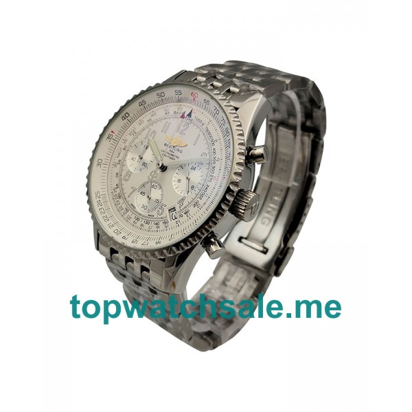 UK 42MM White Dials Breitling Navitimer A23322 Replica Watches