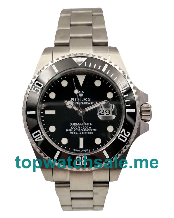 UK Best Quality Rolex Submariner 116610 LN Replica Watches With White Dials