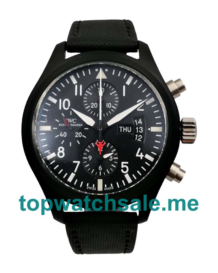 UK Swiss Made Replica IWC Pilot's Spitfire IW378901 - 42 MM Watches With Black Dials UK Swiss Made Replica IWC Pilot's Spitfire IW378901 - 42 MM Watches With Black Dials
