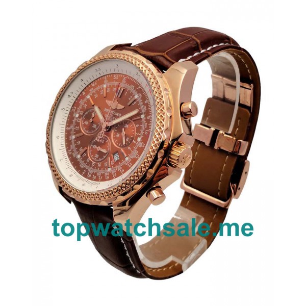 UK 47MM Brown Dials Breitling Bentley Motors A25362 Replica Watches
