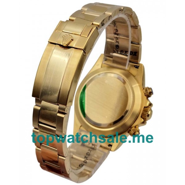 UK Best Quality Rolex Daytona 116528 Replica Watches With White Dials For Men