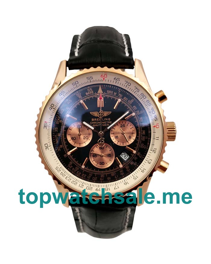 UK 41.8MM Black Dials Breitling Navitimer A23322 Replica Watches