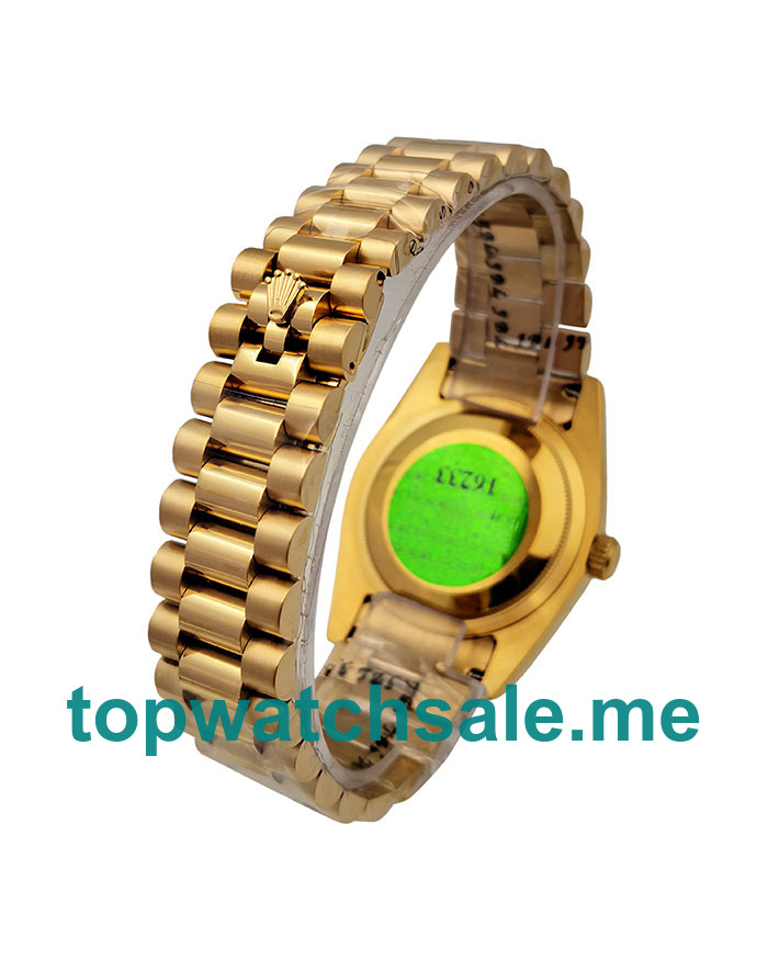 UK 36MM Gold Replica Rolex Day-Date 118238 Watches