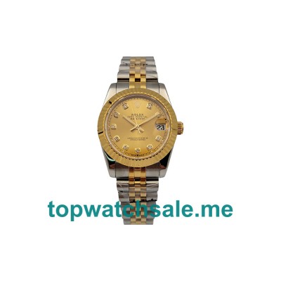 UK 31MM Steel And Gold Replica Rolex Datejust 178273 Watches