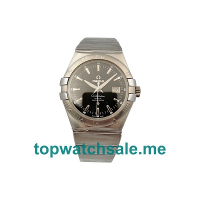 UK 39MM Black Dials Omega Constellation 123.10.38.21.01.001 Replica Watches