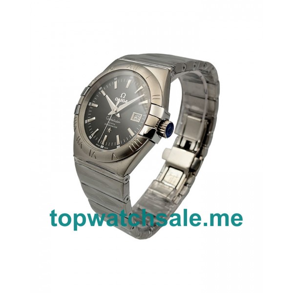 UK 39MM Black Dials Omega Constellation 123.10.38.21.01.001 Replica Watches