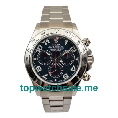 UK 40 MM AAA Quality Rolex Daytona 116509 Replica Watches With Blue Dials For Sale