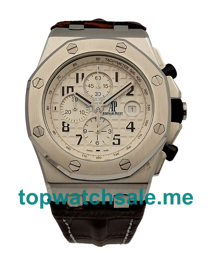 UK 42.5MM Replica Audemars Piguet Royal Oak Offshore 26170ST.OO.D091CR.01 Cream Dials Watches