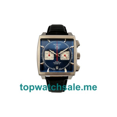 UK 37.5MM Replica TAG Heuer Monaco CW2113.FC6183 Blue Dials Watches