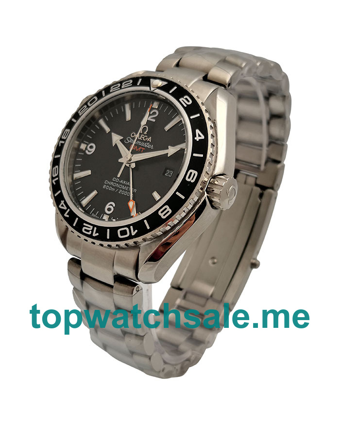 UK 43.5MM Black Dials Omega Seamaster Planet Ocean 232.30.44.22.01.001 Replica Watches