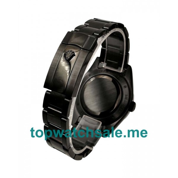 UK Cheap Rolex Milgauss 116400 GV Replica Watches With Black Dials For Men