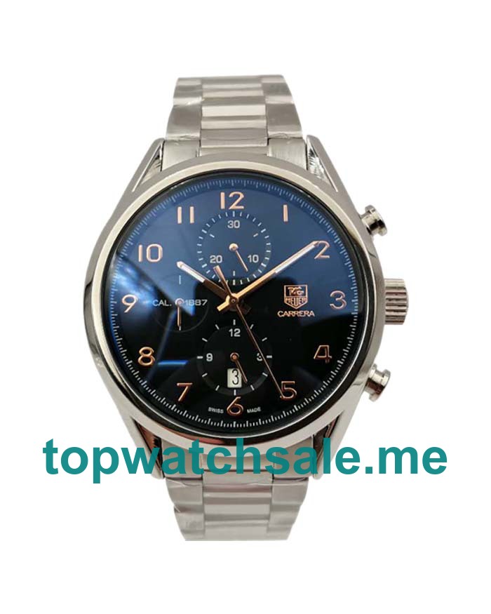 UK 44MM Black Dials TAG Heuer Carrera CAR2014.BA0796 Replica Watches