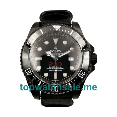 UK Swiss Made Rolex Sea-Dweller Deepsea 116660 Replica Watches With Black Dials For Sale