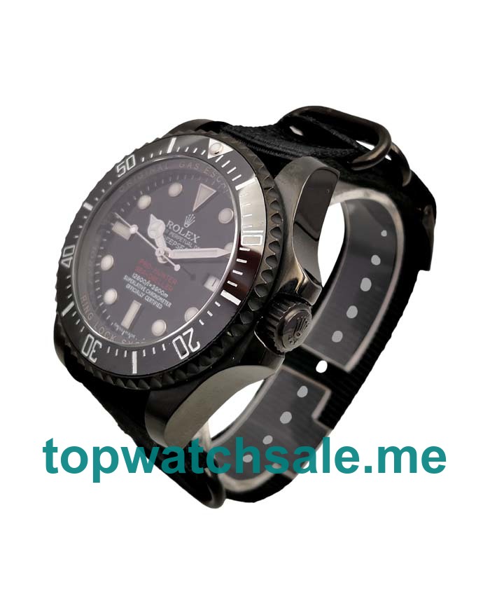 UK Swiss Made Rolex Sea-Dweller Deepsea 116660 Replica Watches With Black Dials For Sale