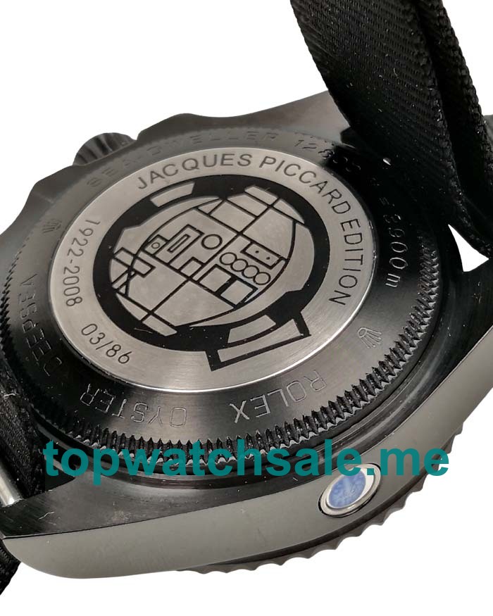 UK Swiss Made Rolex Sea-Dweller Deepsea 116660 Replica Watches With Black Dials For Sale