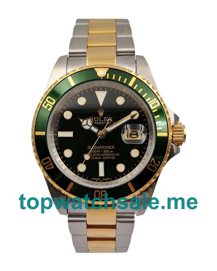 UK 40MM Black Dials Rolex Submariner 116613 Replica Watches