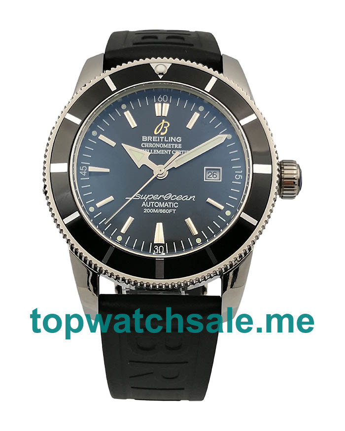 UK 46.5MM Replica Breitling Superocean Heritage A17321 Black Dials Watches