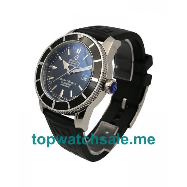UK 46.5MM Replica Breitling Superocean Heritage A17321 Black Dials Watches