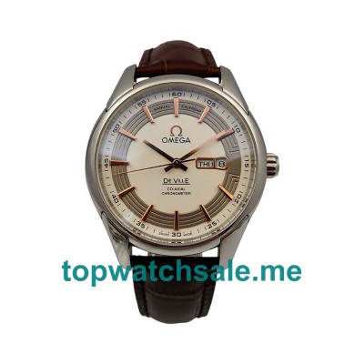 UK 41MM Silver Dials Omega De Ville 431.33.41.22.02.001 Replica Watches