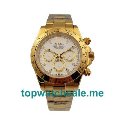 UK 40MM Gold Rolex Daytona 116528 Replica Watches