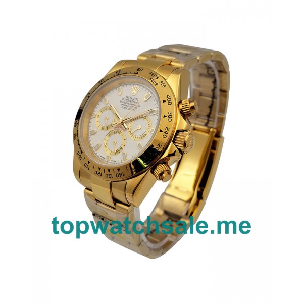 UK 40MM Gold Rolex Daytona 116528 Replica Watches