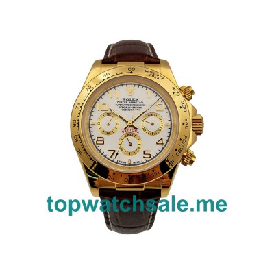 UK 40MM Gold Cases Replica Rolex Daytona 16518 Watches